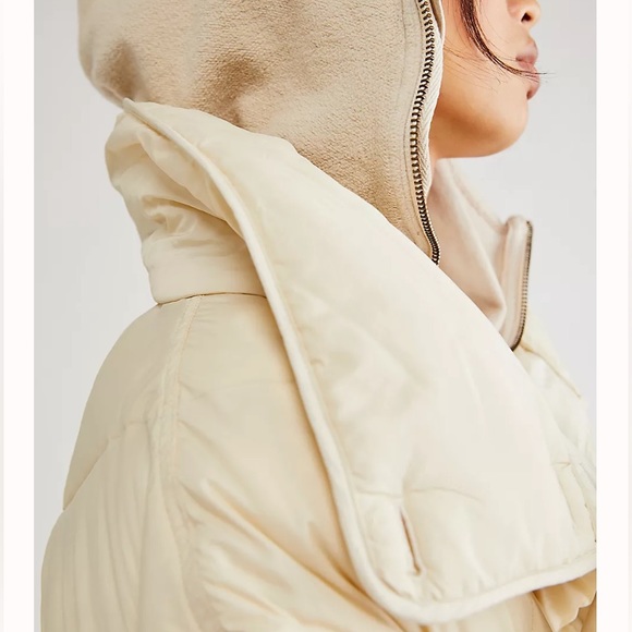 Free People/We The Free: "Never Say Never" Quilted Puffer Jacket Oversized - Picture 5 of 16